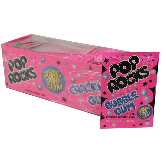 Pop Rocks, Bubblegum, 0.33oz - - The Puntique