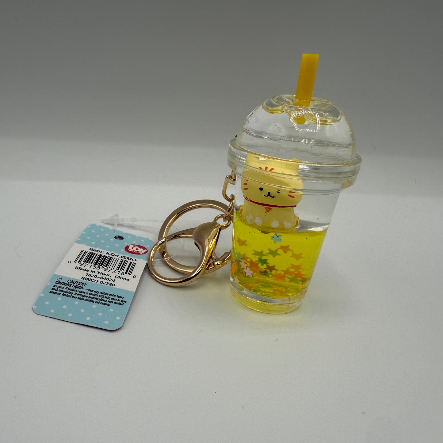 3" Kawaii Animal Smoothie Liquid Clip On - Cat - The Puntique