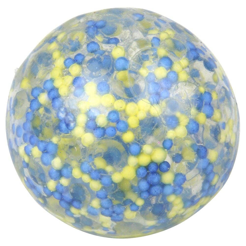 1.6" Squish Sticky Beaded Orbs Squishy Toy 24ct - LLB Toys - - The Puntique