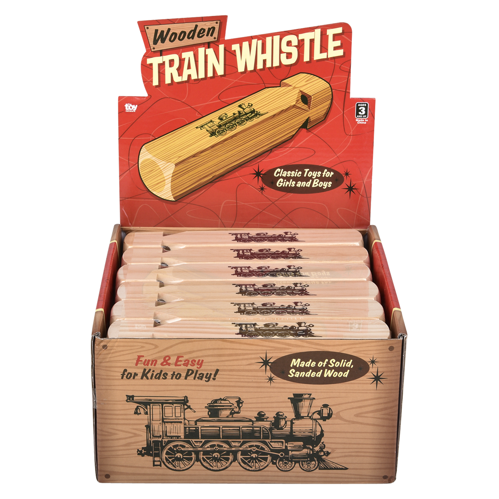7.5" WOODEN TRAIN WHISTLE