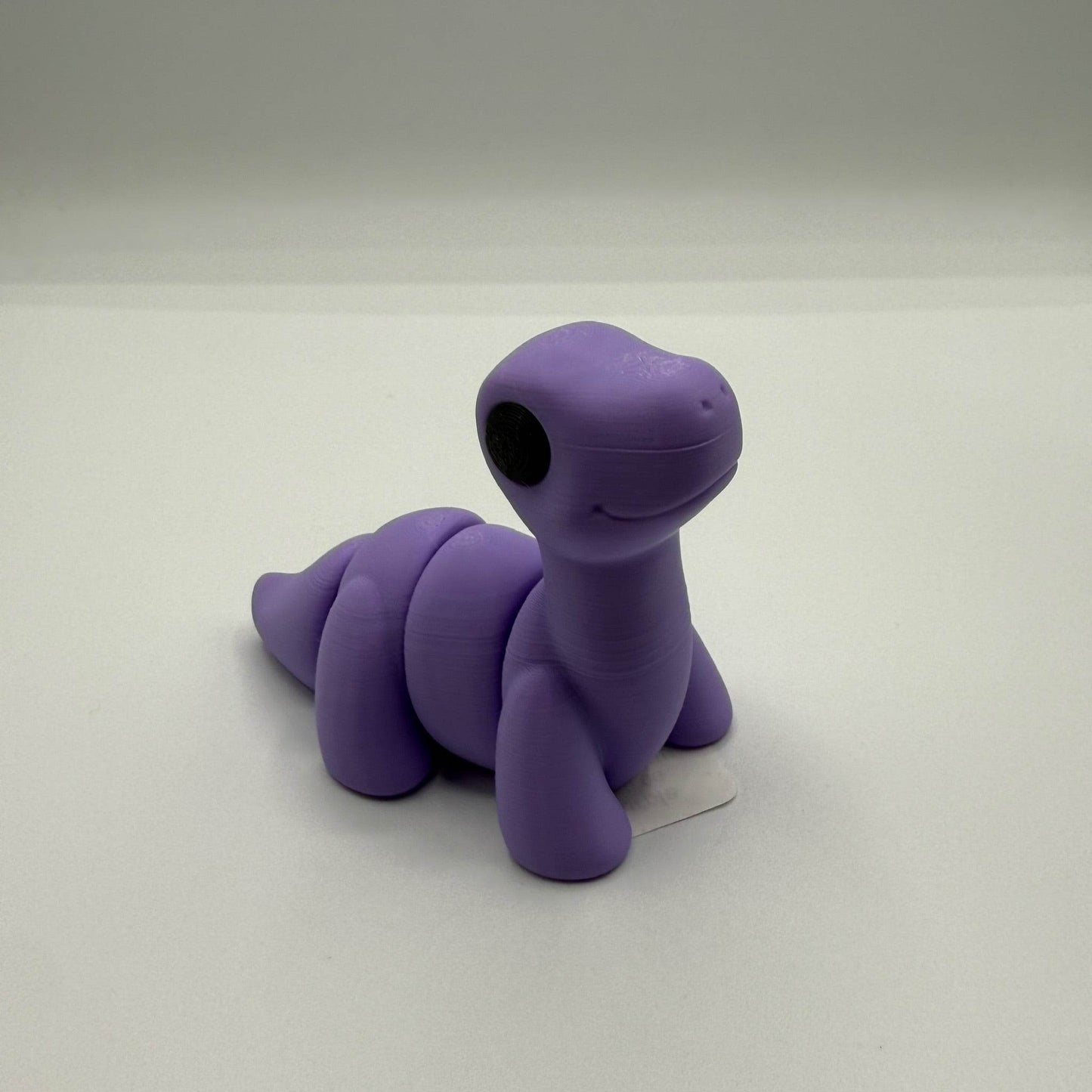 Medium 3D Figures POS - Purple Brontosaurus - The Puntique
