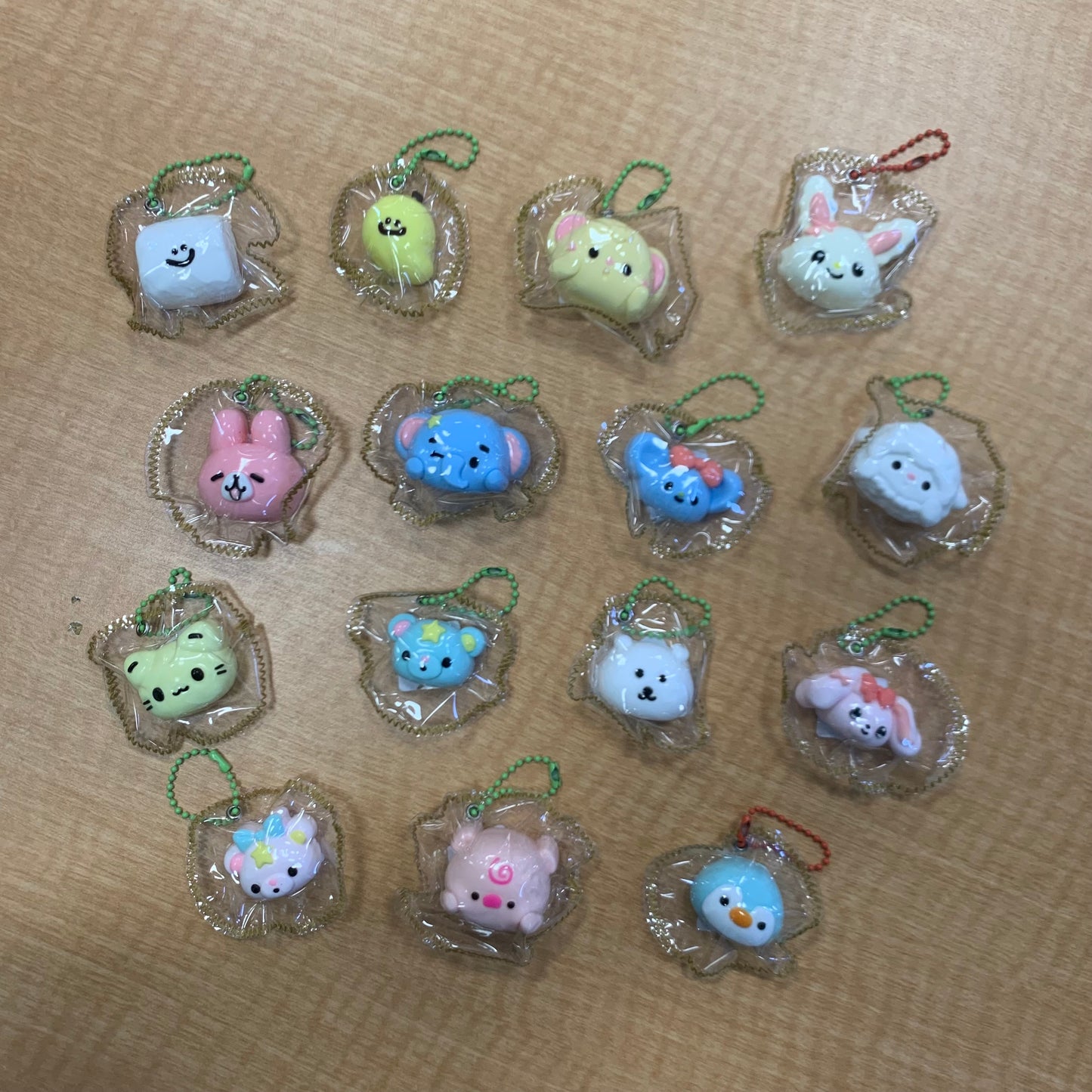 Mini Assorted Taba Squish Keychains - - The Puntique