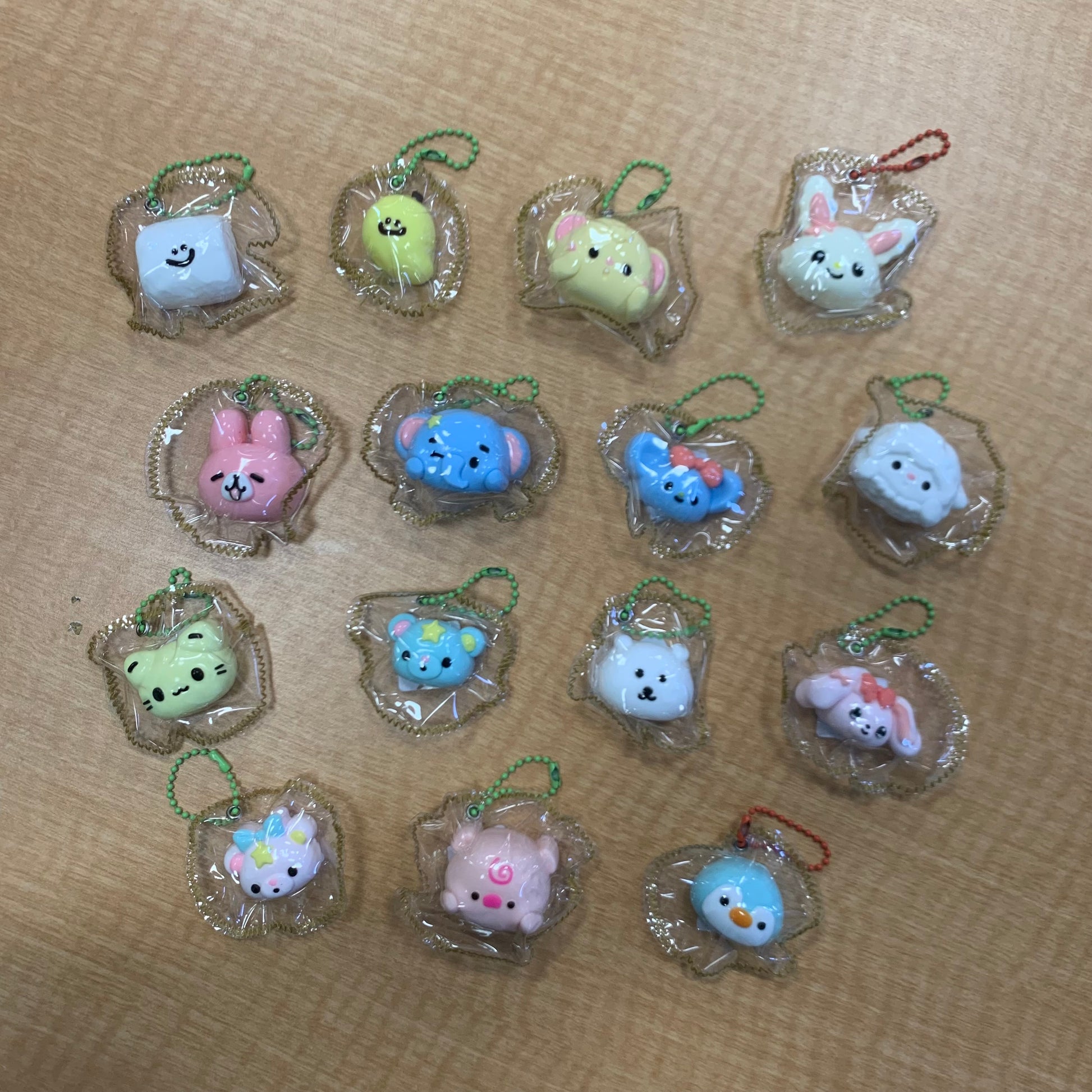 Mini Assorted Taba Squish Keychains - - The Puntique