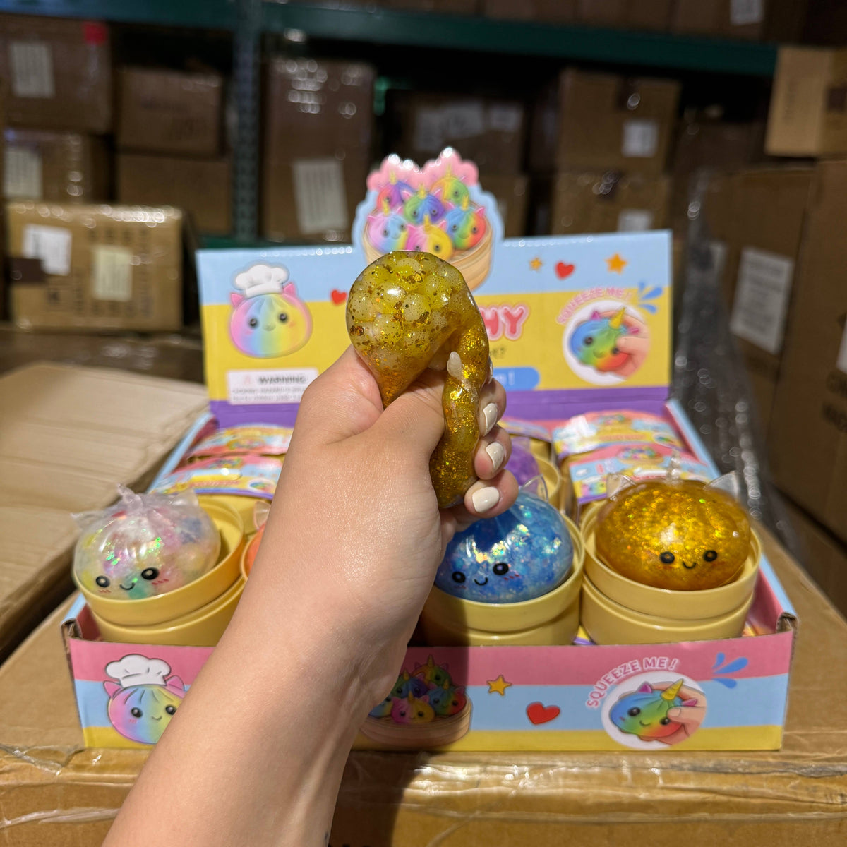 Mini Unicorn Orby Glitter Dumpling - - The Puntique