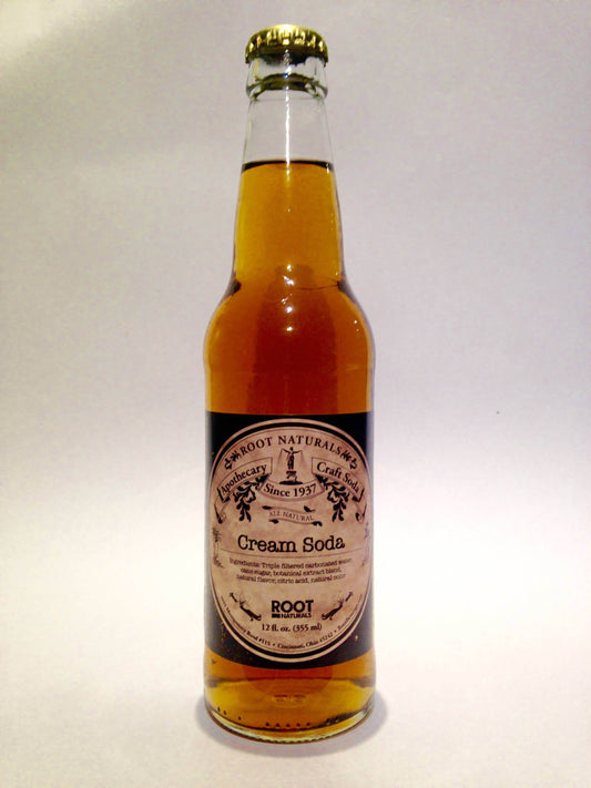 All Natural Apothecary Cream Soda, Glass Bottles - Grandpa Joe's Candy Shop