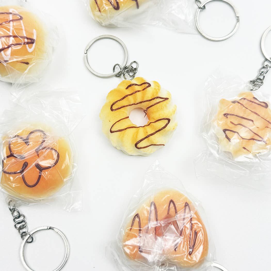 Addicting Slow Rising Bread Squishy Keychains - - The Puntique