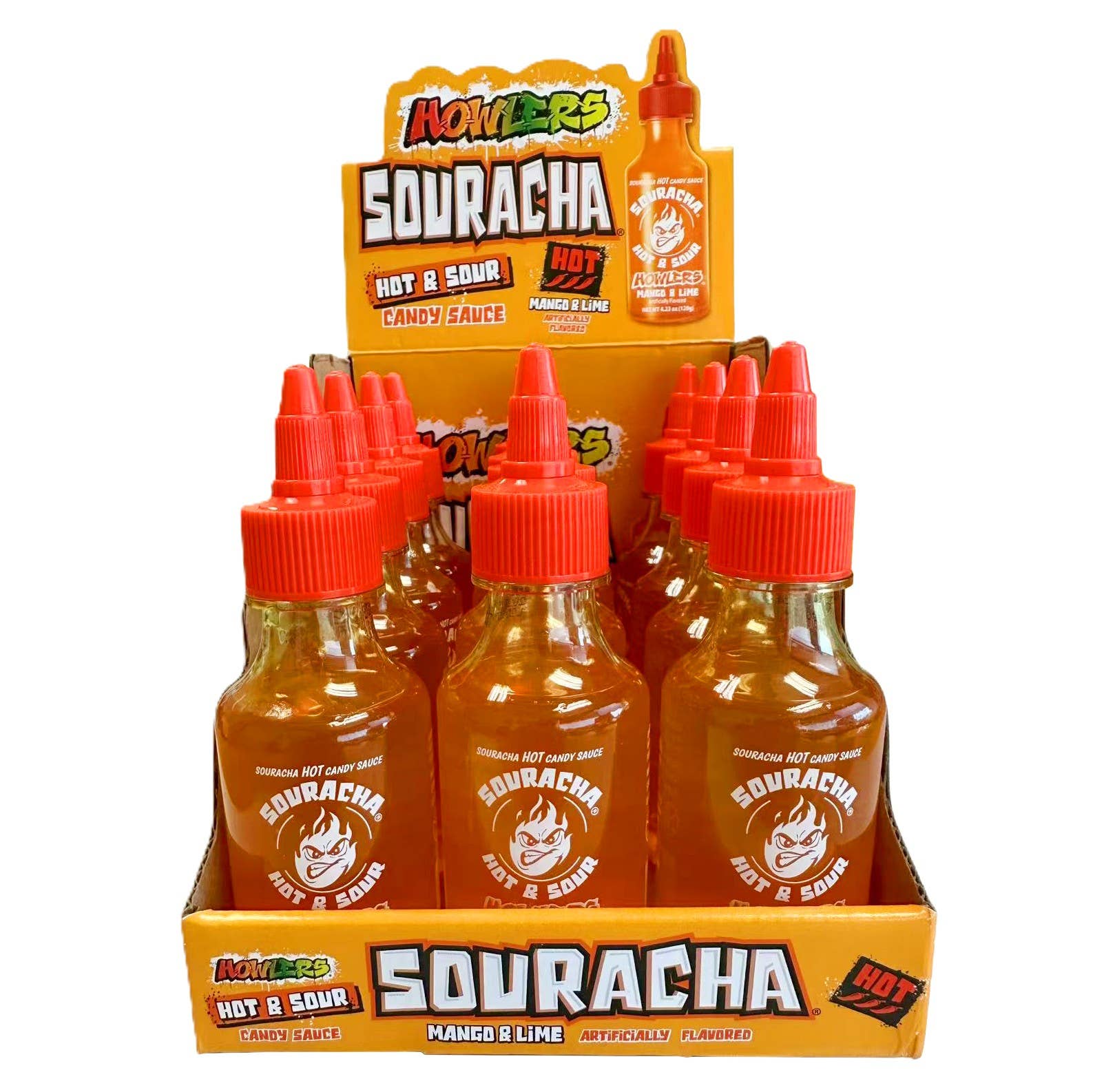 Howlers Hot & Sour Souracha Candy Sauce 4.23oz - - The Puntique