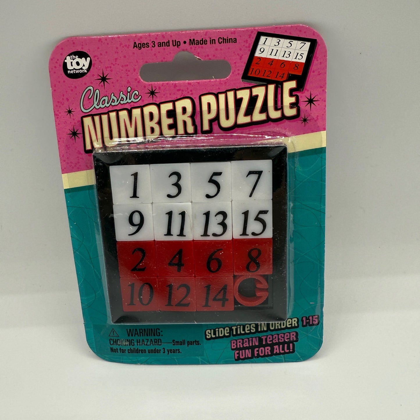 2.5" NUMBER SLIDE PUZZLE - - The Puntique