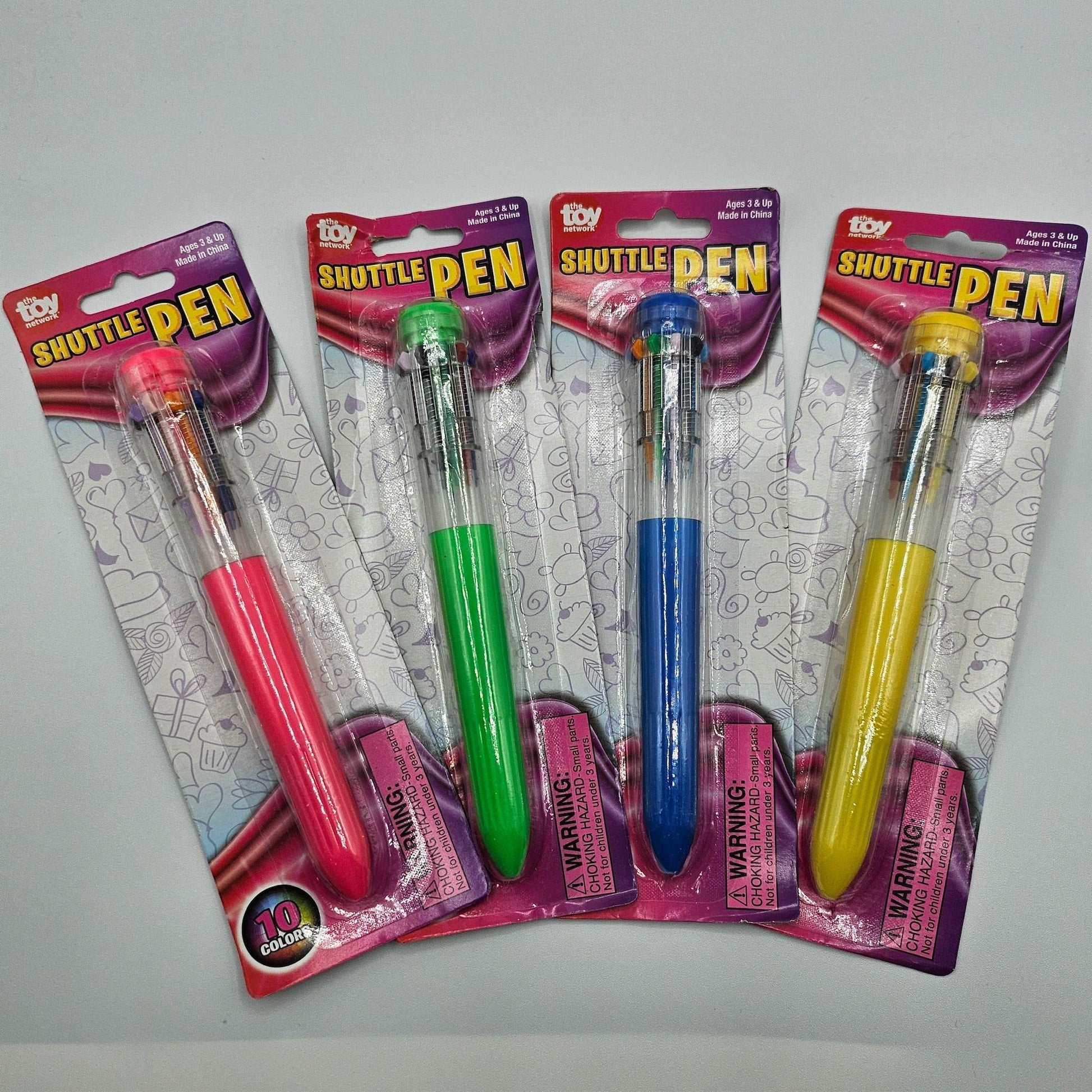 6.5” 10 Color Shuttle Pen - - The Puntique