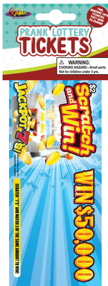Prank Lottery Tickets Gag + Prank Item - Kalan