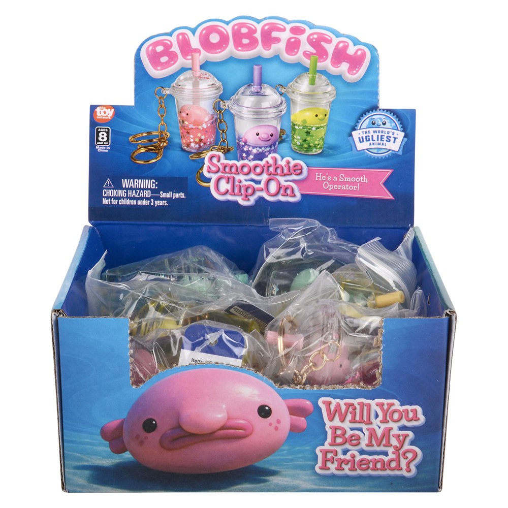 3" Blobfish Smoothie Liquid Clip-On