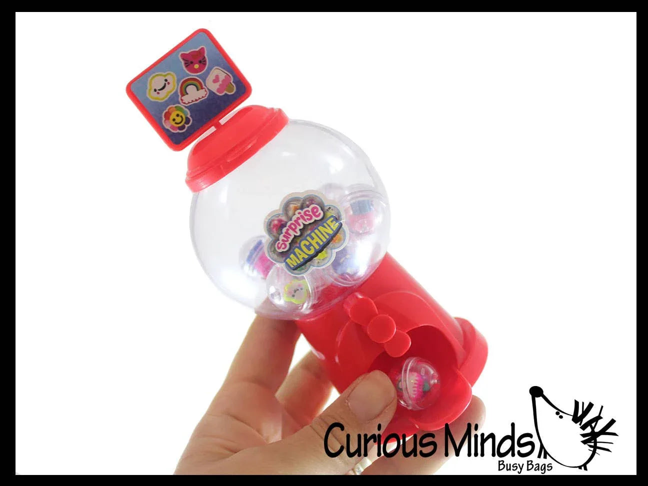 1 Tiny Gumball Machine with Capsule Toys - Cute Mini Machine - - The Puntique
