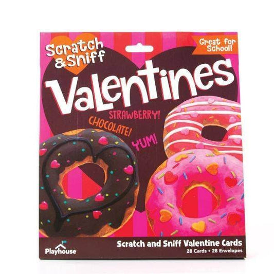 Paper House Productions - Donuts Scratch & Sniff Valentines - Paper House Productions