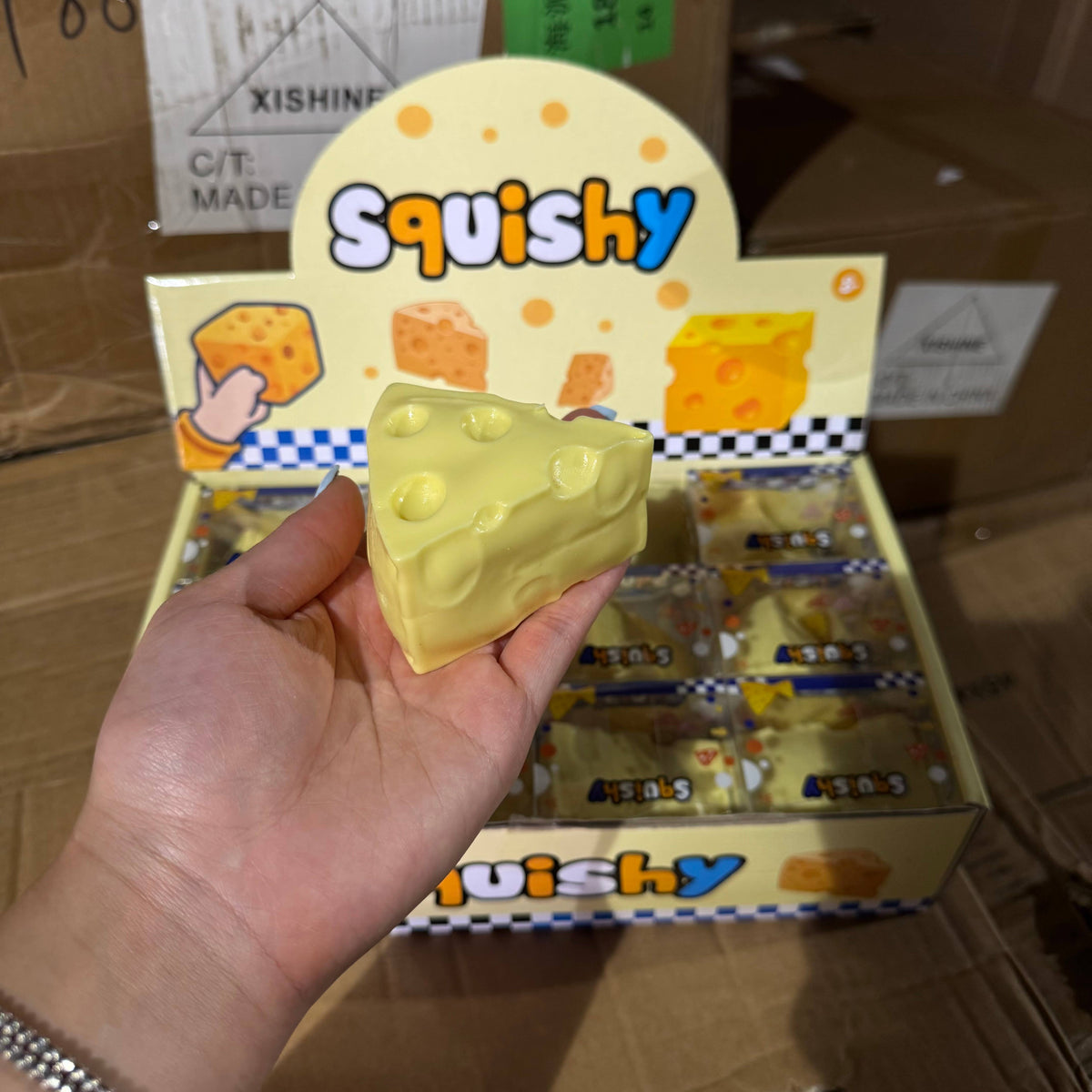 Coconut Oil Squishy Cheese Toy - - The Puntique