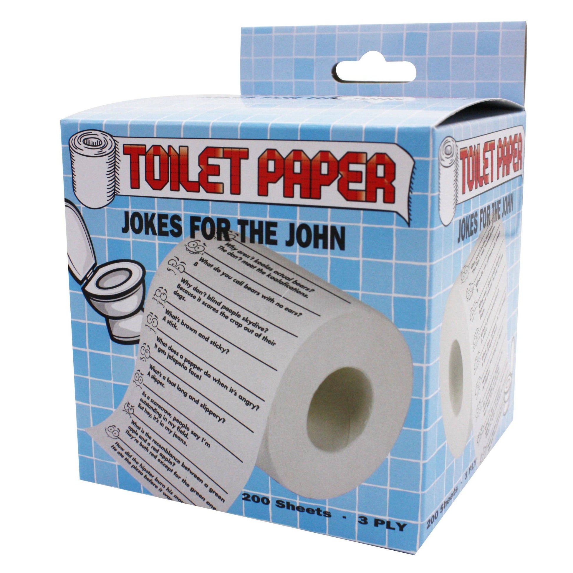 Novelty Toilet Paper - Crap Jokes - Gift and Stocking Stuffer - - The Puntique