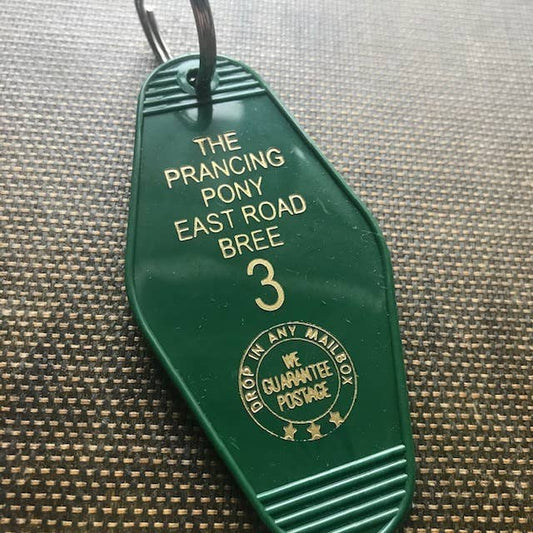 The Prancing Pony (Lord of the Rings) - Motel Key Fob - - The Puntique
