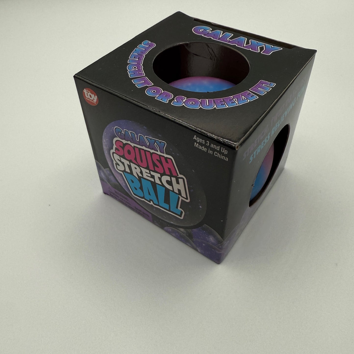 2.5" SQUISH & STRETCH GALAXY GUMMI BALL - - The Puntique