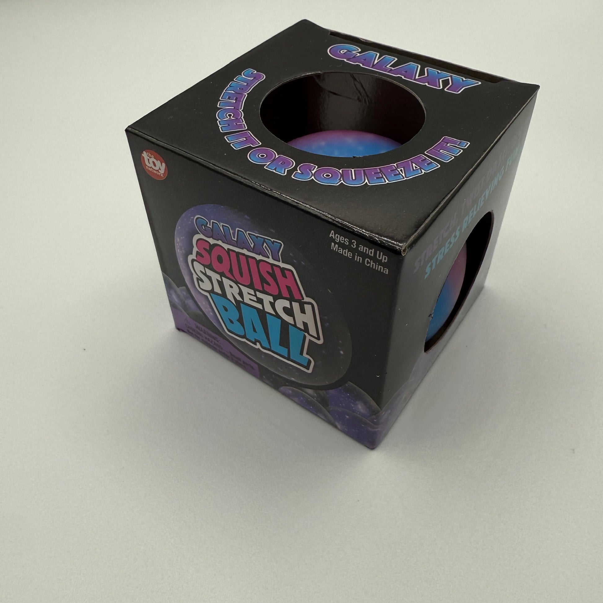 2.5" SQUISH & STRETCH GALAXY GUMMI BALL - - The Puntique