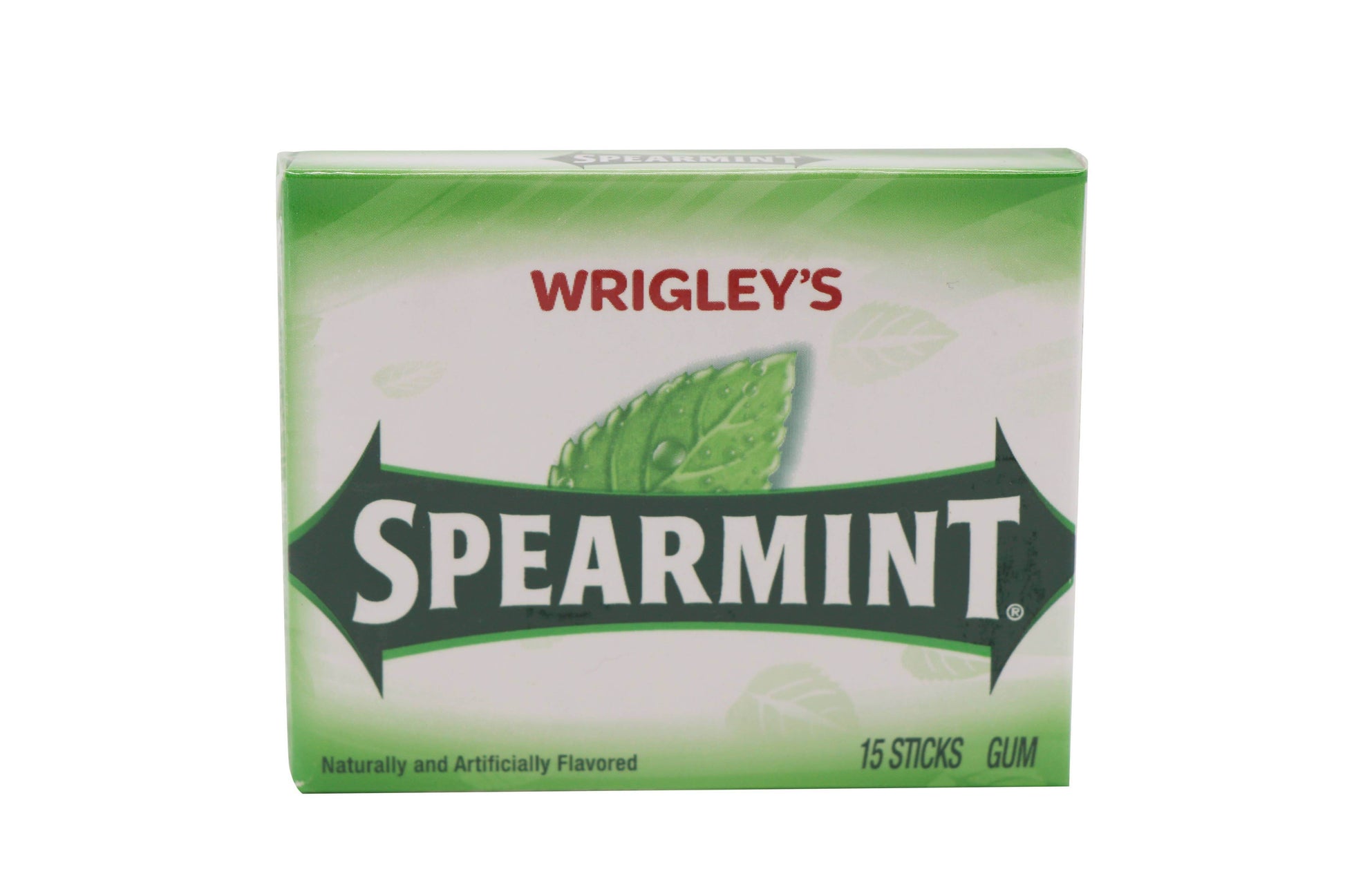 Wrigley's Spearmint Wallet Chewing Gum Pack - Grandpa Joe's Candy Shop