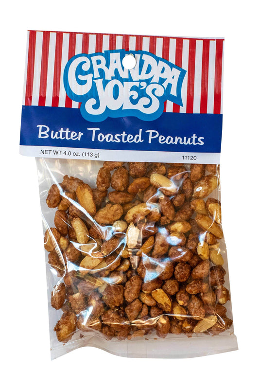 Grandpa Joe's Peg Bags, Butter Toasted Peanuts - Grandpa Joe's Candy Shop