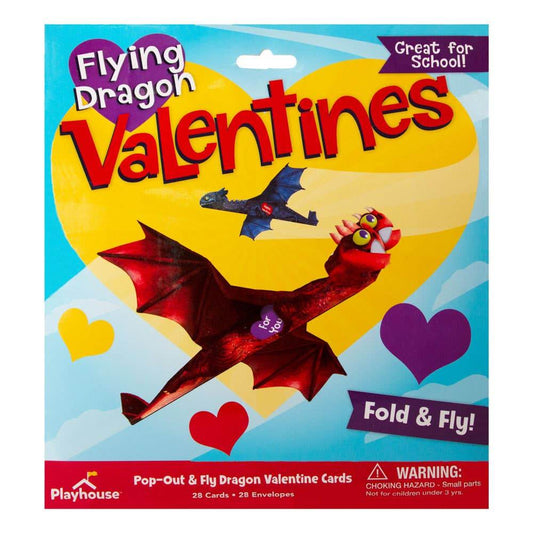 Paper House Productions - Flying Dragons II Valentines - Paper House Productions