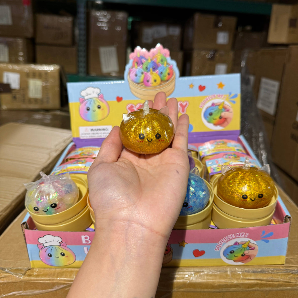 Mini Unicorn Orby Glitter Dumpling - - The Puntique