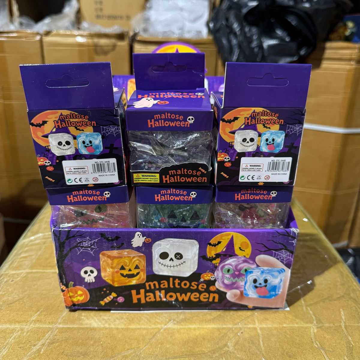 Light Up Halloween Sugar Squish Cube - - The Puntique