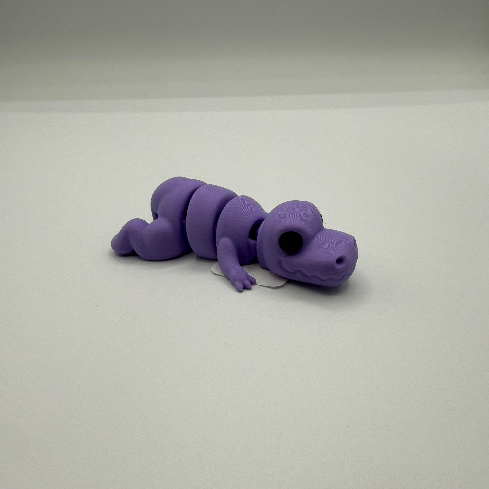 Medium 3D Figures POS - Purple T-Rex - The Puntique