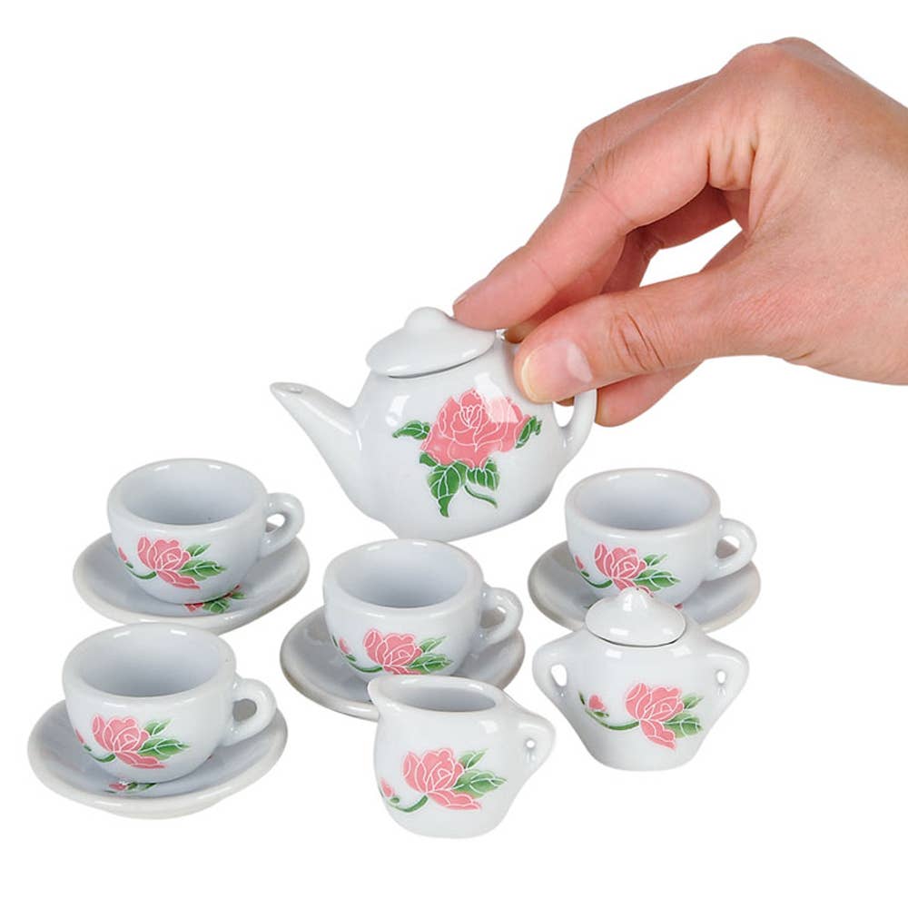 CERAMIC TEA SET 13PCS - - The Puntique