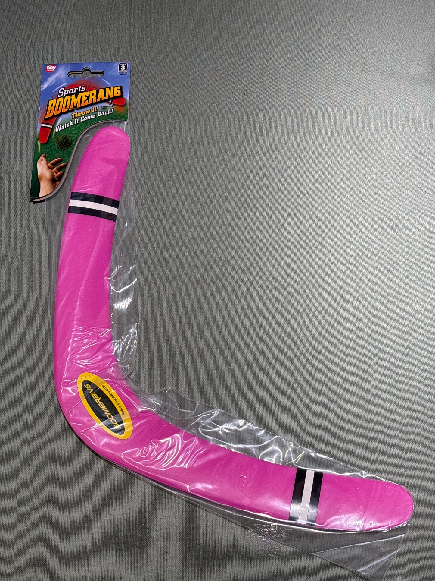 16" Boomerang - Pink - The Puntique