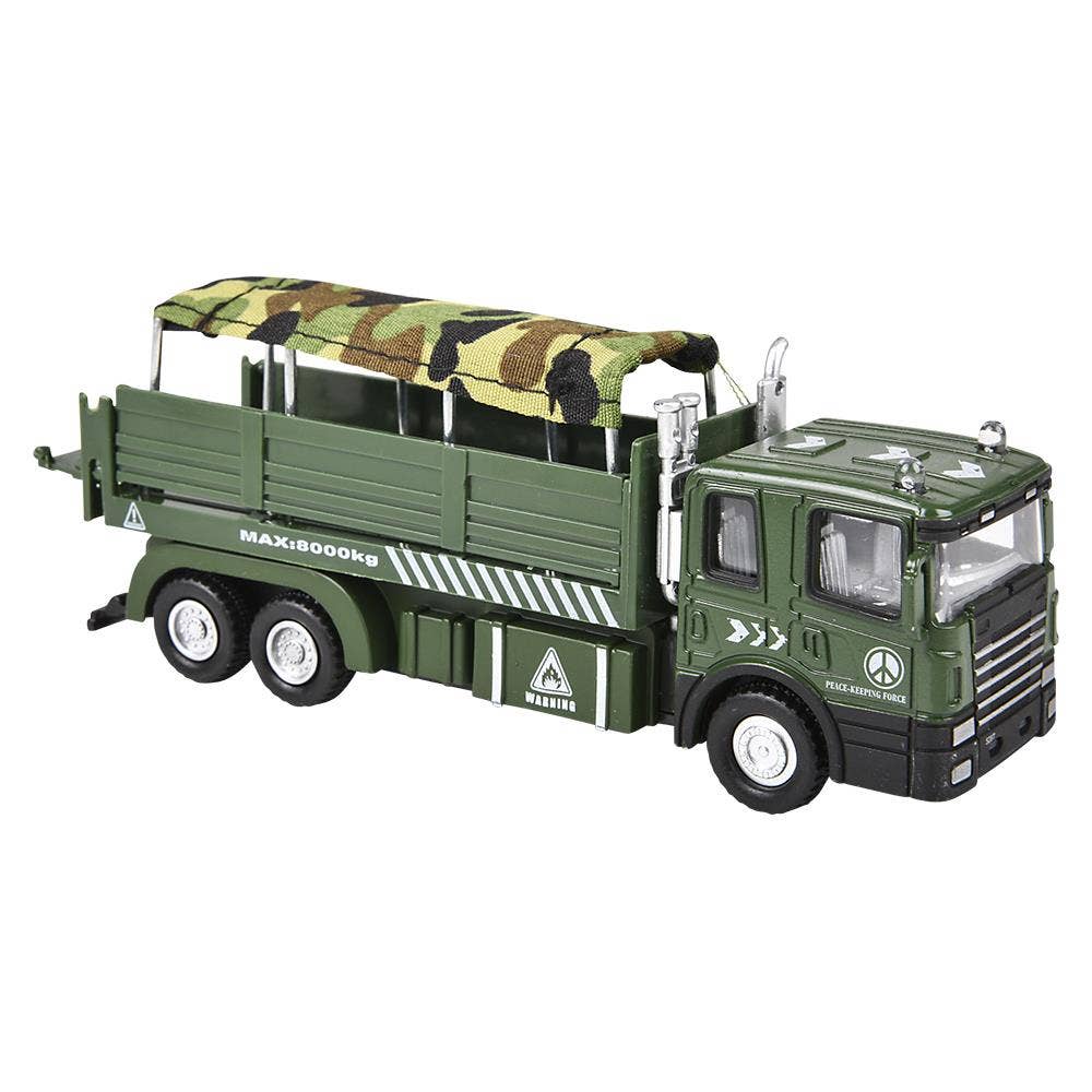 6" Diecast Pull Back Military Vehicles