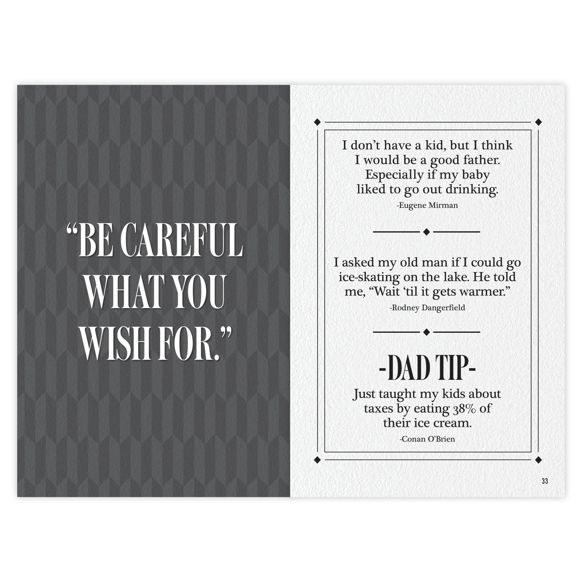 DADisms Book: Wit, Wisdom and Humor 6x9 Softcover Book - - The Puntique