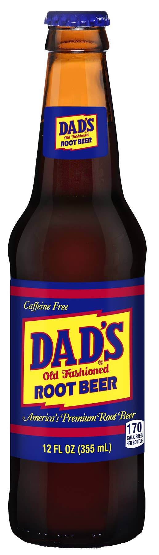 Dad's Root Beer Soda, 12oz Glass Bottle - - The Puntique