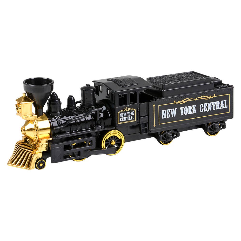 10" Steam Engine Locomotive Diecast Pull Back