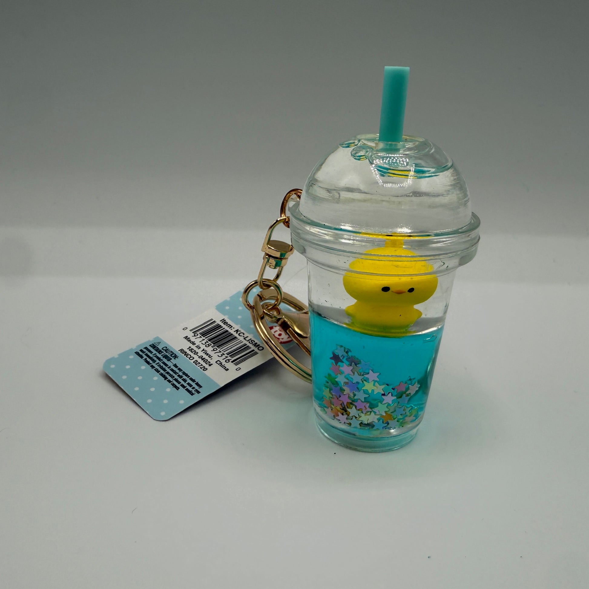 3" Kawaii Animal Smoothie Liquid Clip On - Duck - The Puntique