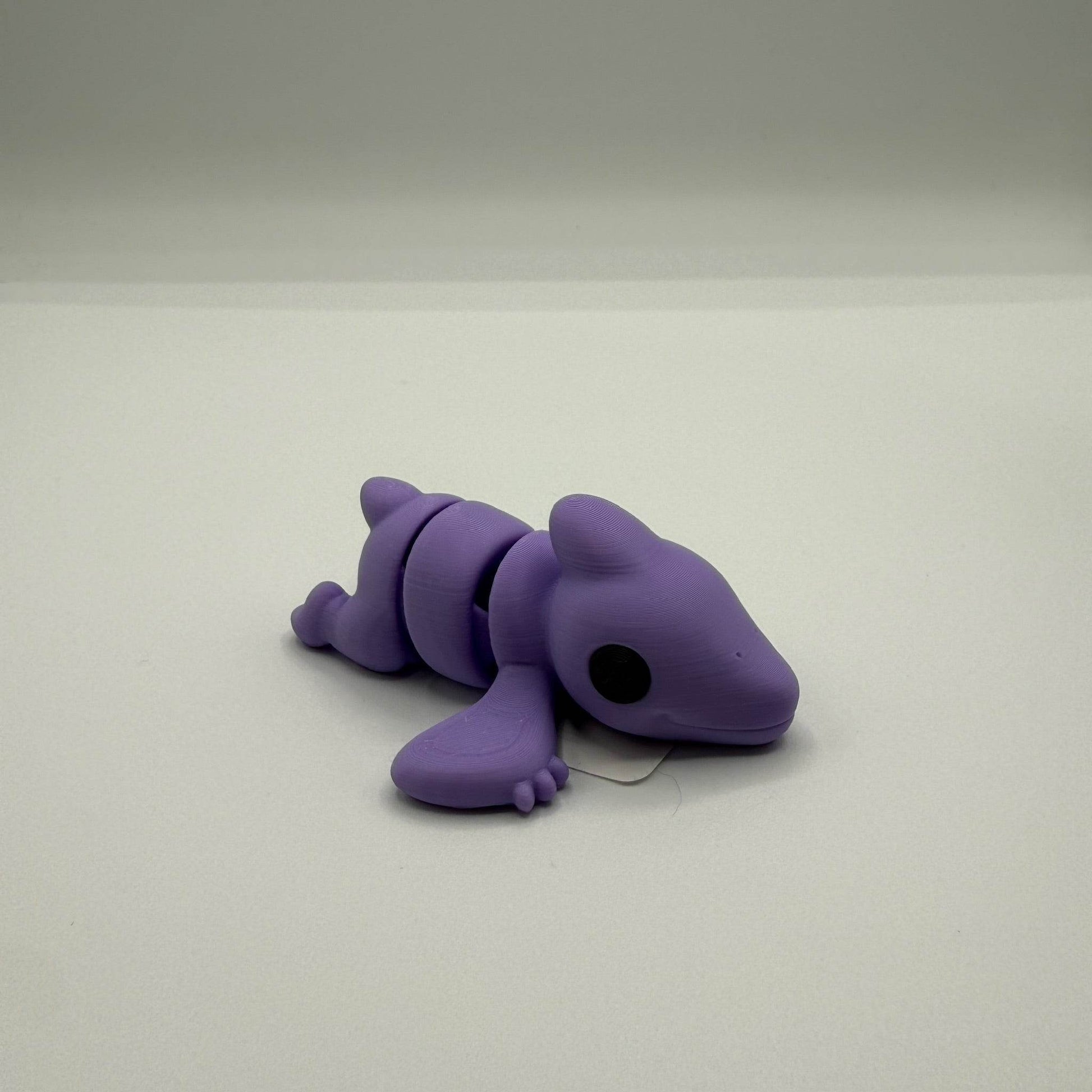 Medium 3D Figures POS - Purple Pterosaur - The Puntique
