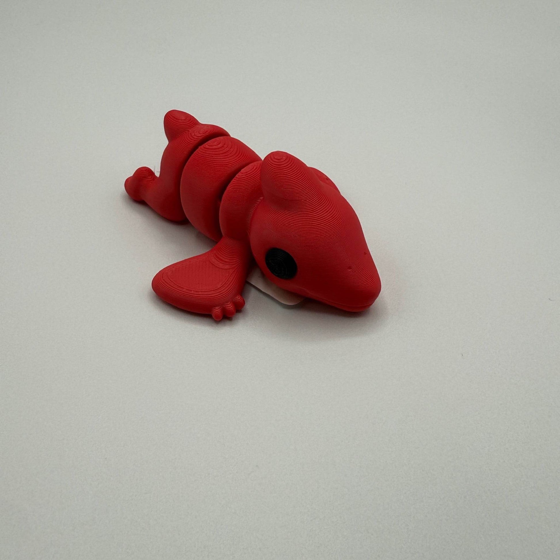 Medium 3D Figures POS - Red Pterosaur - The Puntique