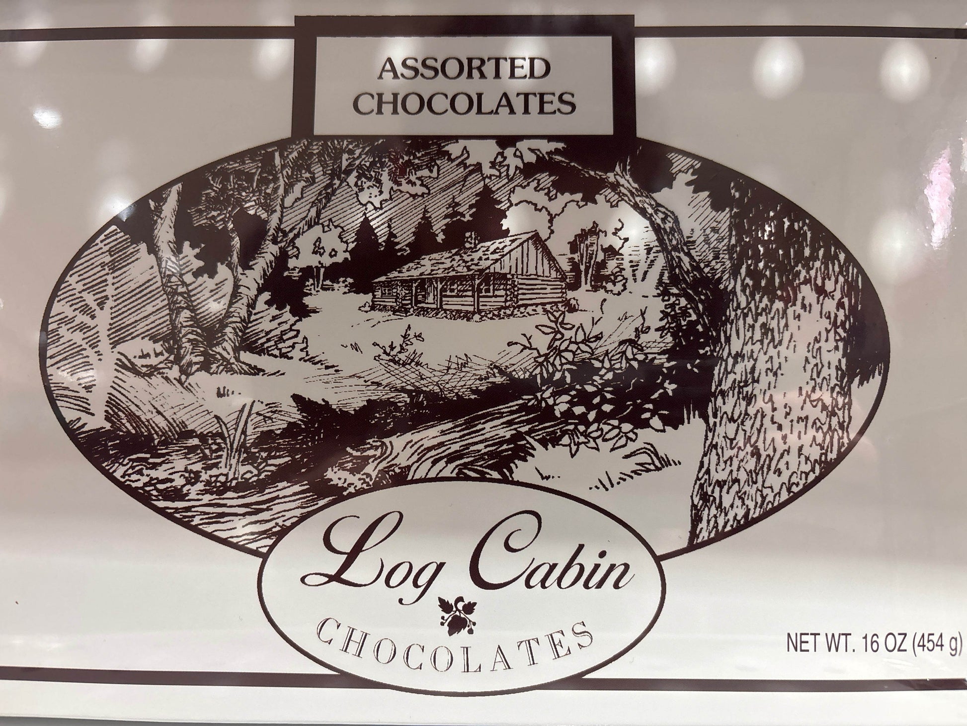 Log Cabin Chocolates 16 oz - Log Cabin Chocolates
