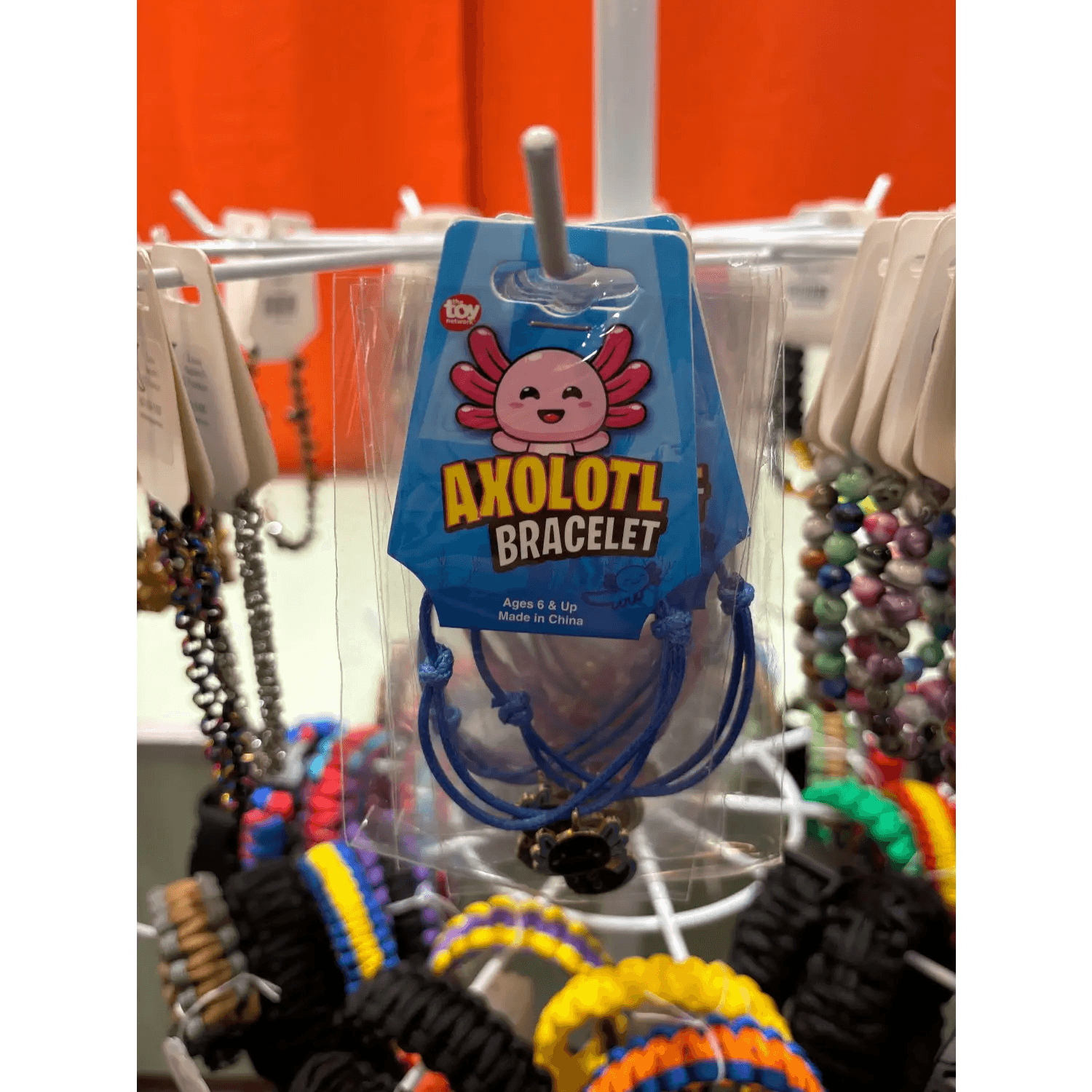 Axolotl Cord Bracelet - The Toy Network
