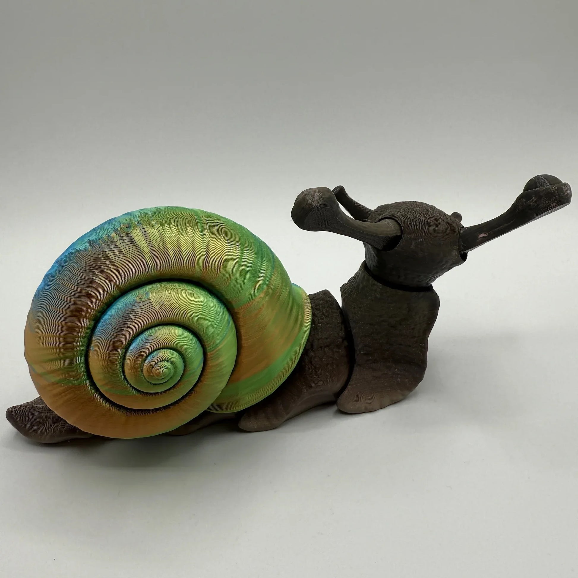 9” 3D printed articulated Snails - - The Puntique