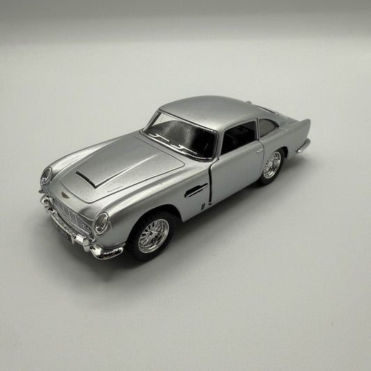 5" Diecast Pull Back Silver Aston Martin DB5 - - The Puntique