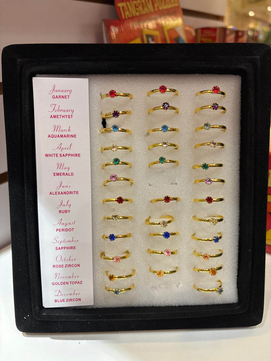 BIRTHSTONE RINGS - The Toy Network