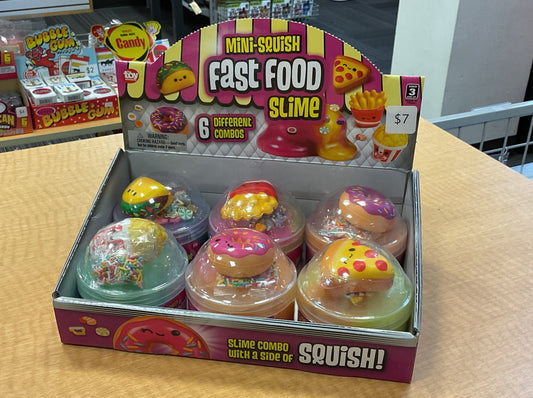 3.25" Fast Food Squish Toy Slime - - The Puntique
