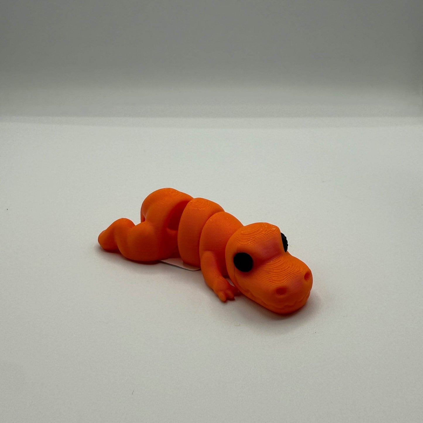 Medium 3D Figures POS - Orange T-Rex - The Puntique