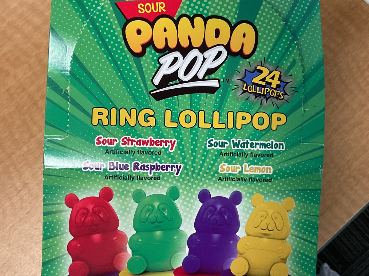 Sour Panda Ring Lollipop