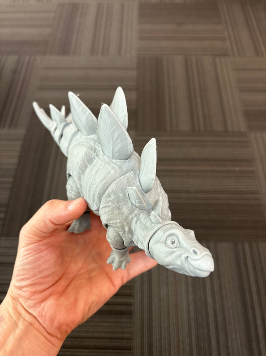 9” 3D printed articulated Stegosaurus - - The Puntique