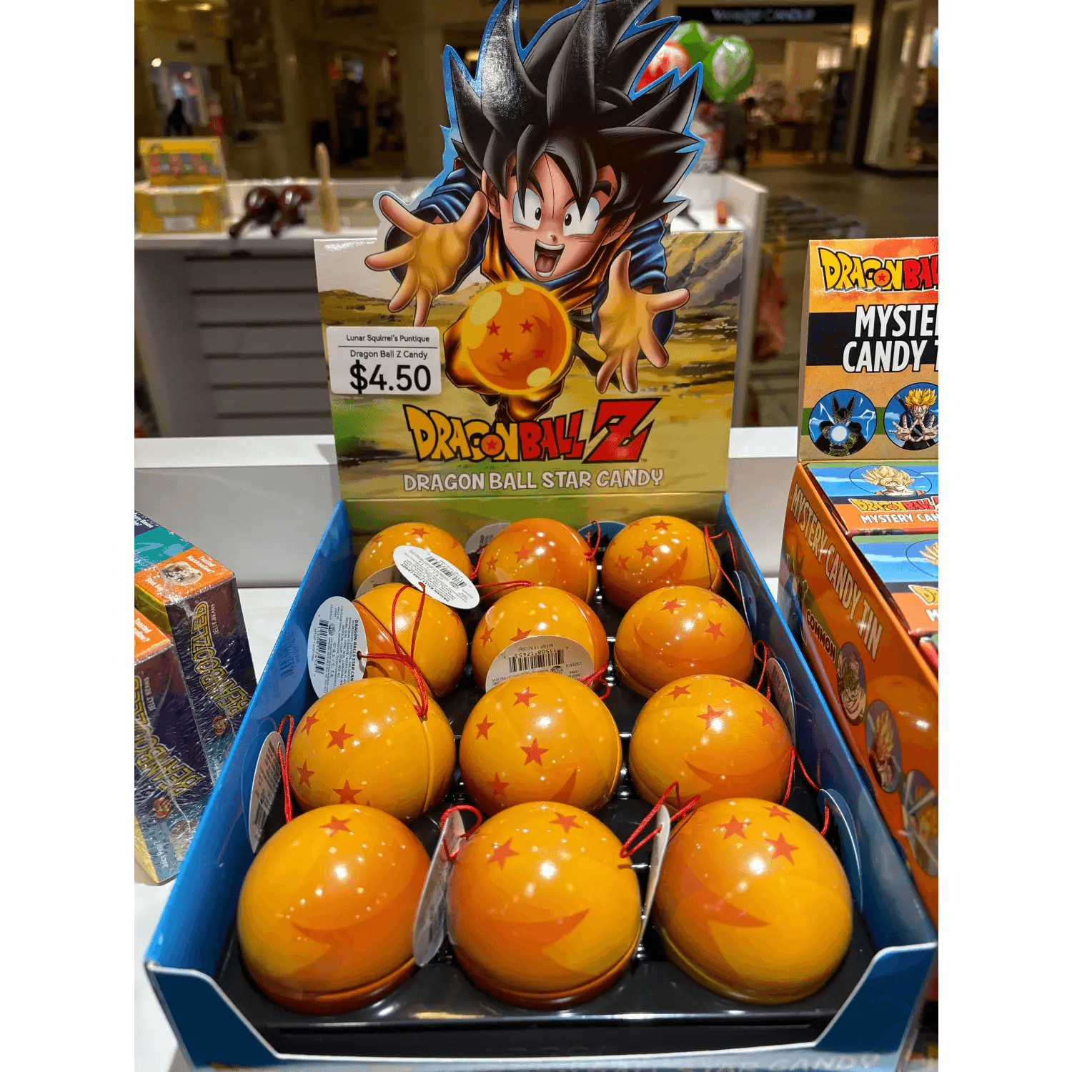 DRAGON BALL Z DRAGON BALL STAR CANDY 1.06 OZ TIN - Nassau Candy