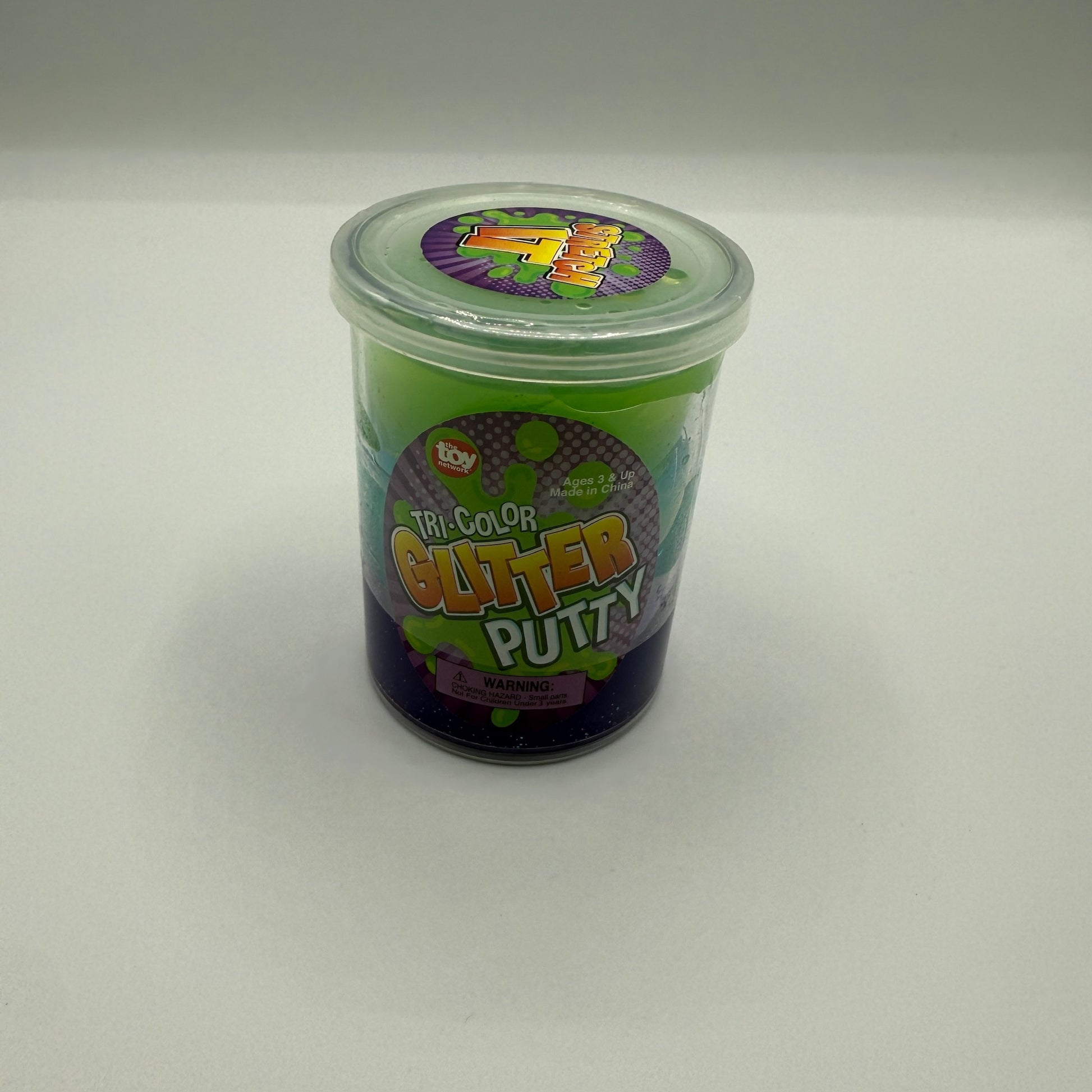 3" TRI COLOR GLITTER PUTTY - - The Puntique