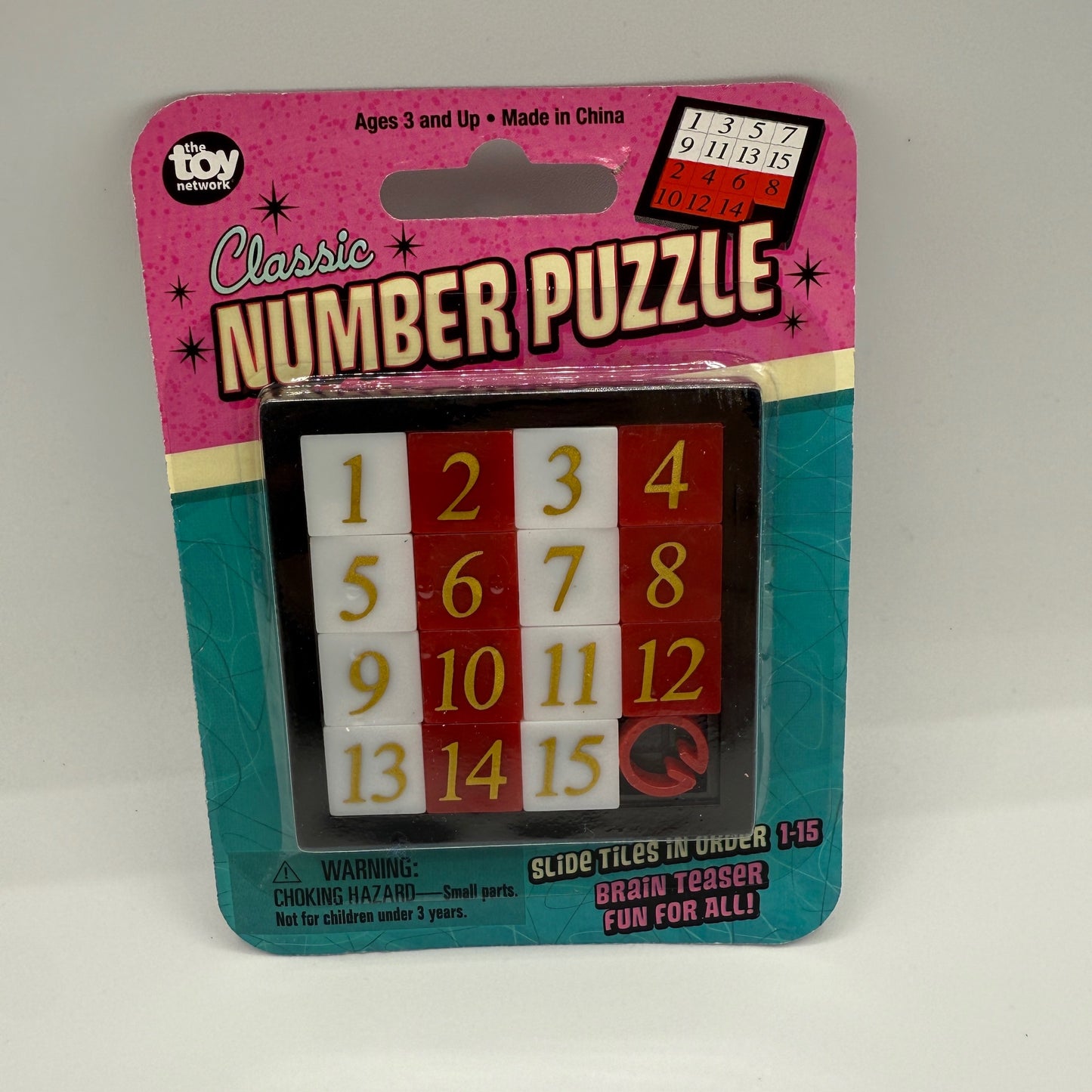 2.5" NUMBER SLIDE PUZZLE - - The Puntique