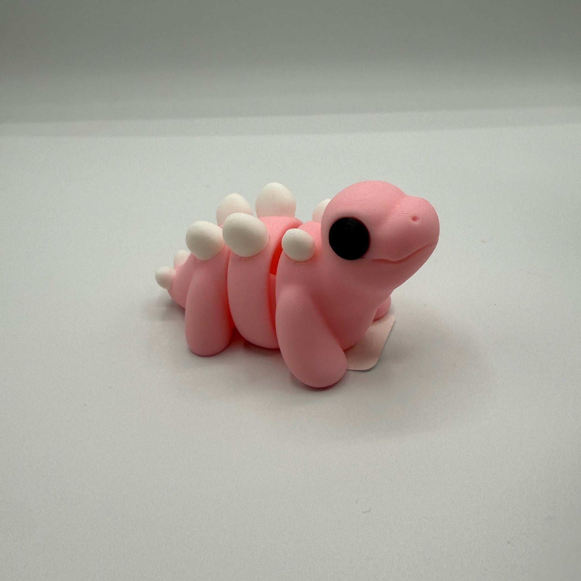 Medium 3D Figures POS - Pink Stegosaurus - The Puntique